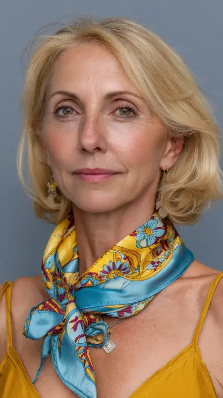 Long Bob with Feathered Ends - Haircuts For Women Over 50 With Fine Hair