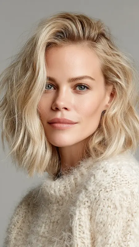 Long Feathered Bob Lob - Feathered Bob Hairstyles