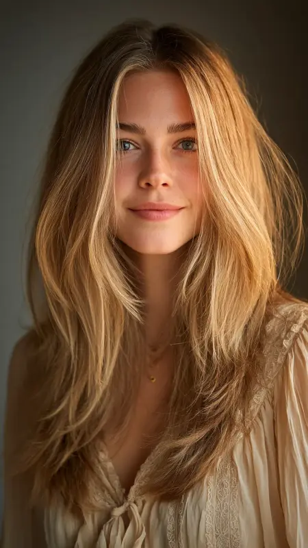 Long Straight Layers - Straight Hairstyles