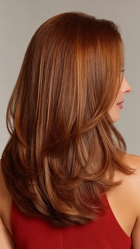 Long U-Cut with Subtle Layers - Long Haircuts For Women Over 40
