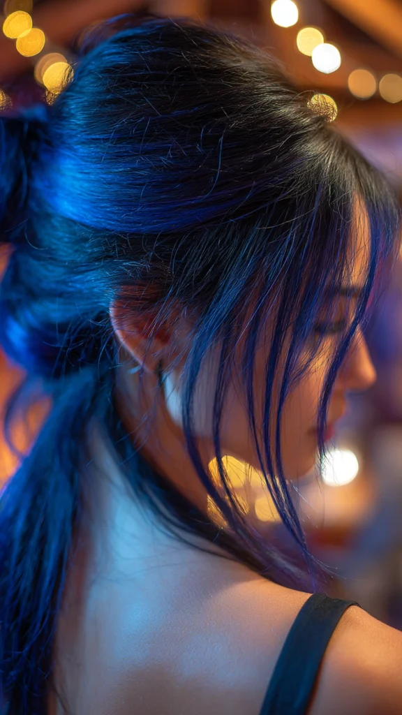 Midnight Blue Underlayer – Hair color for college students – HappyHairy
