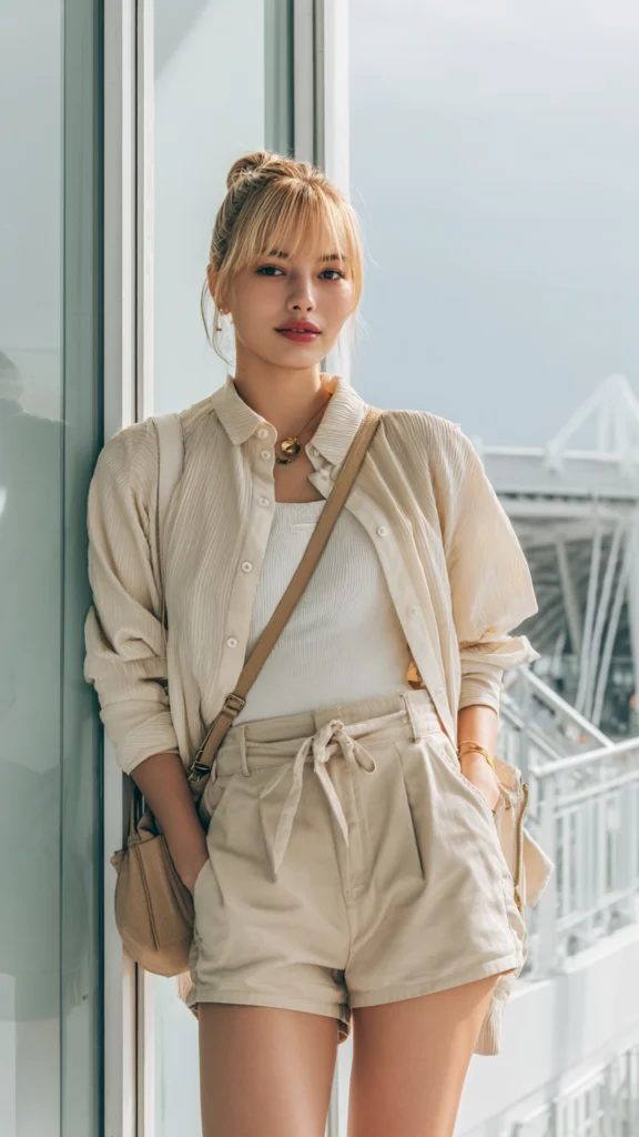 Milk Tea Blonde on Airy Curtain Layers Professio – Hair color for college students – HappyHairy