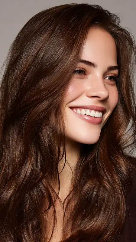 Mocha Brown Brilliance - Classy hair color ideas
