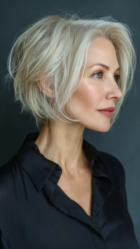 Pixie Bob Hybrid - Pixie Cut Hairstyles For Older Women