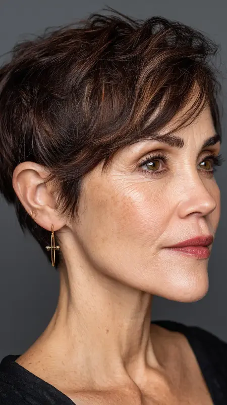 Pixie Bob Hybrid - Pixie hairstyles for older women over 60