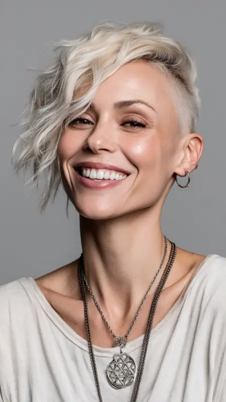 Pixie with Side Undercut - Pixie Haircuts For Fine Hair