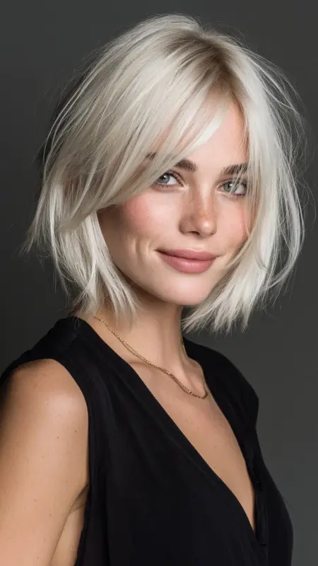 Platinum Blonde Ice - Classy hair color ideas