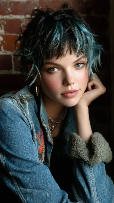 Electric Blue Pixie: Unleash Your Inner Rebel - Prism Hair