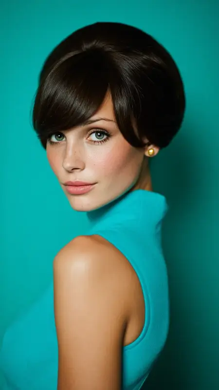 Retro Bob with Beehive Crown - Retro bob hairstyles