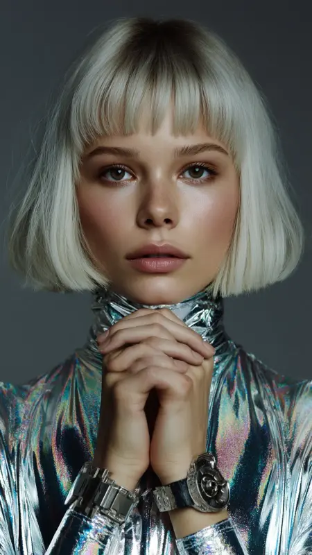 Retro Bob with Blunt Micro Fringe - Retro bob hairstyles