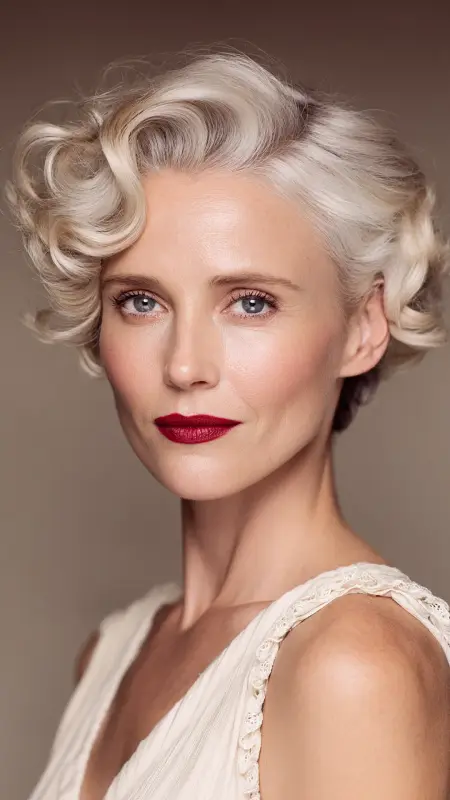 Retro-Inspired Pixie - pixie haircuts for women over 60