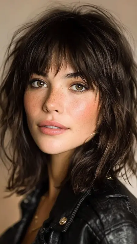 Retro-Inspired Shag - Timeless haircut