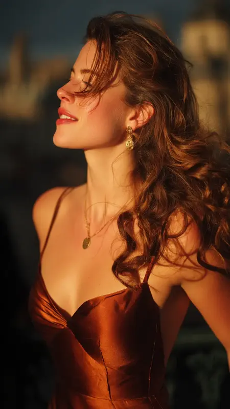 Rich Auburn Blend - Velvet Texture Blowout - Old money hair color