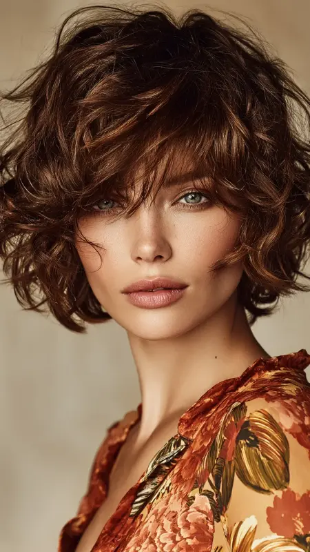 Romantic Bob with Flipped Ends - Digital Perm