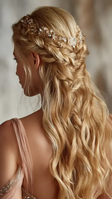 Romantic Waterfall Braid - hair styles for women over 40