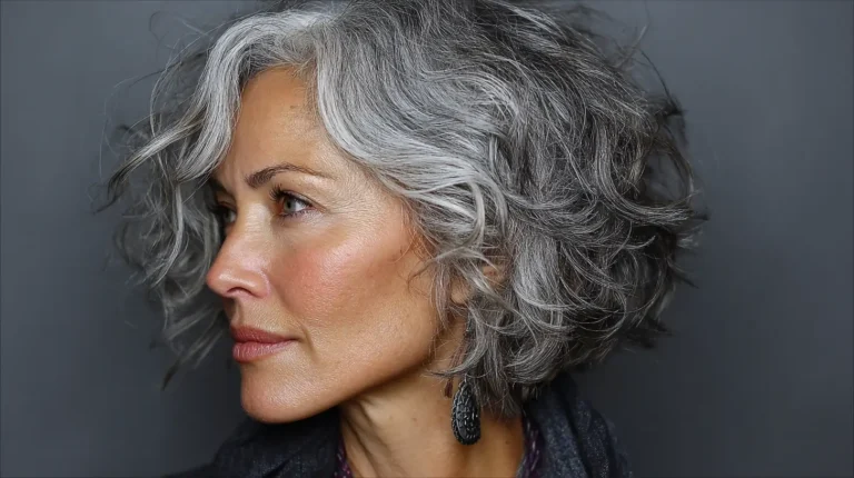 Salt and Pepper Hairstyles for Women Over 50 1