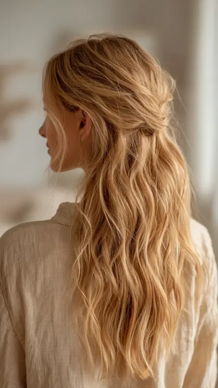 Sandy Beige Balayage - Hair color ideas for women in 30s