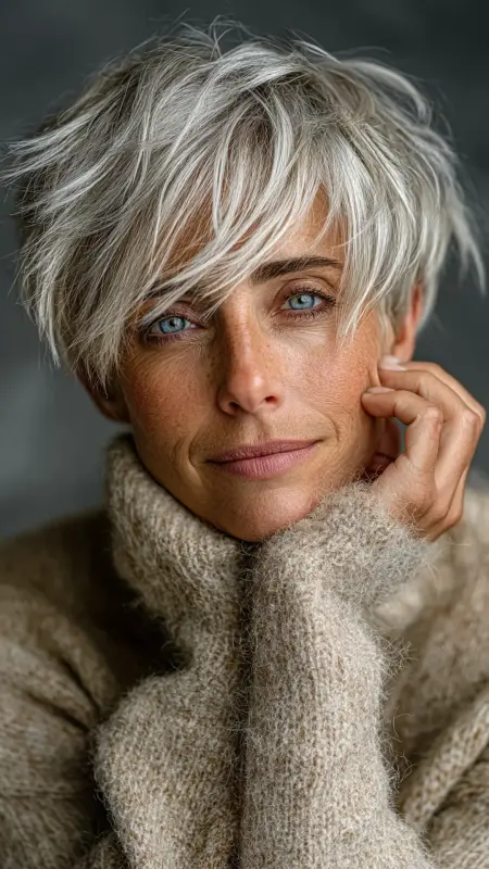 Shaggy Pixie Cut - Shaggy Hairstyles For Women Over 50