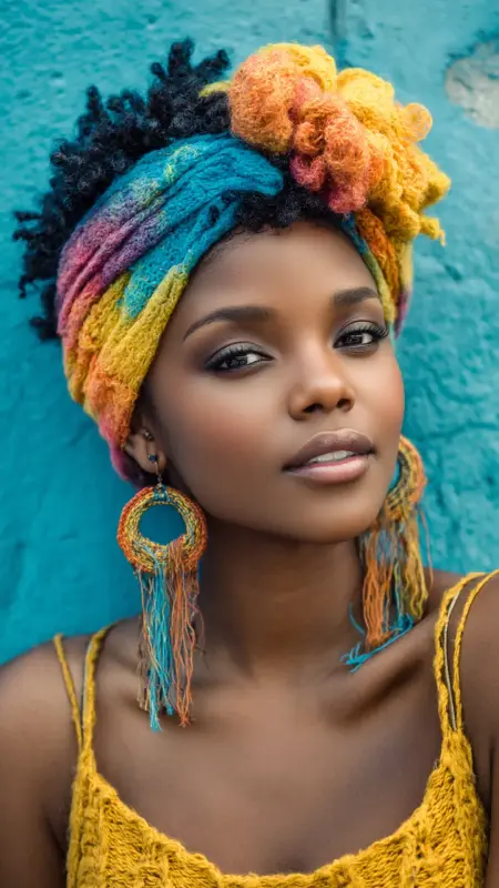 Short Afro Kinky Crochet -  short crochet hairstyles 