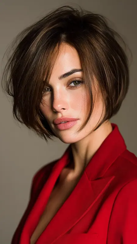 Short Butterfly Layers Bob - Butterfly Layers