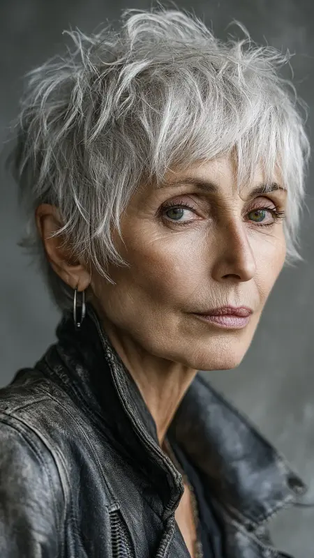 Short Razor-Cut Layers - Short Layered Hairstyles For Older Women