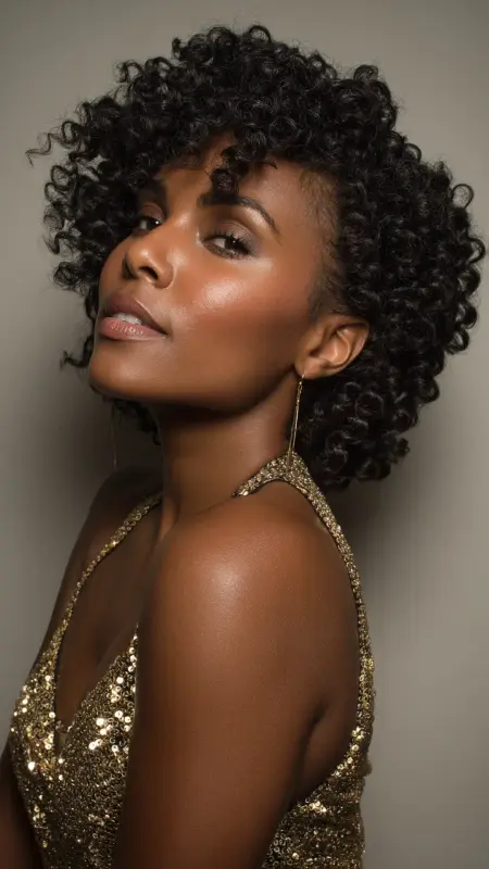 Short Spiral Curl Crochet -  short crochet hairstyles 