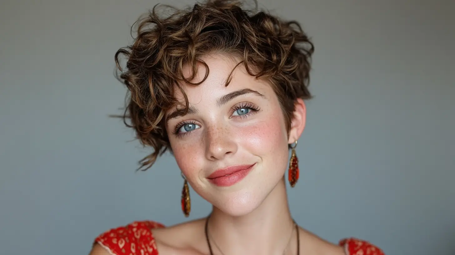 Short pixie haircuts for curly hair 2