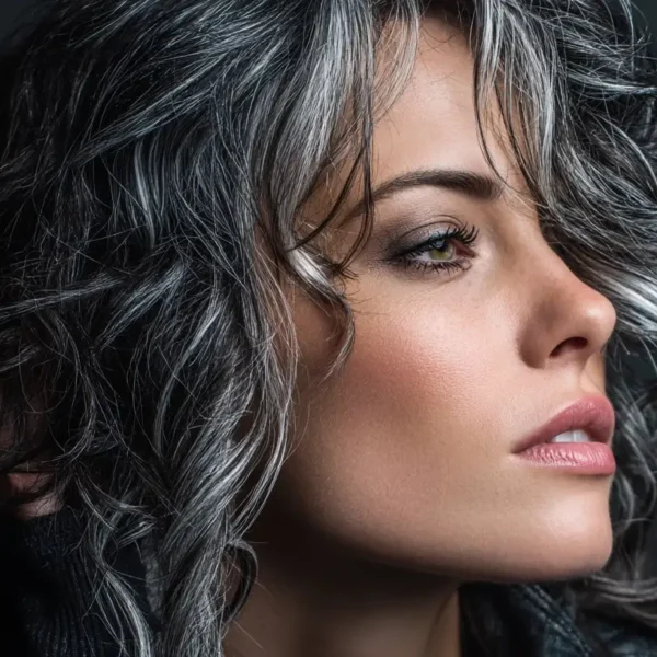 25 Stunning Ways Silver Highlights on Dark Hair Can Transform Your Look!