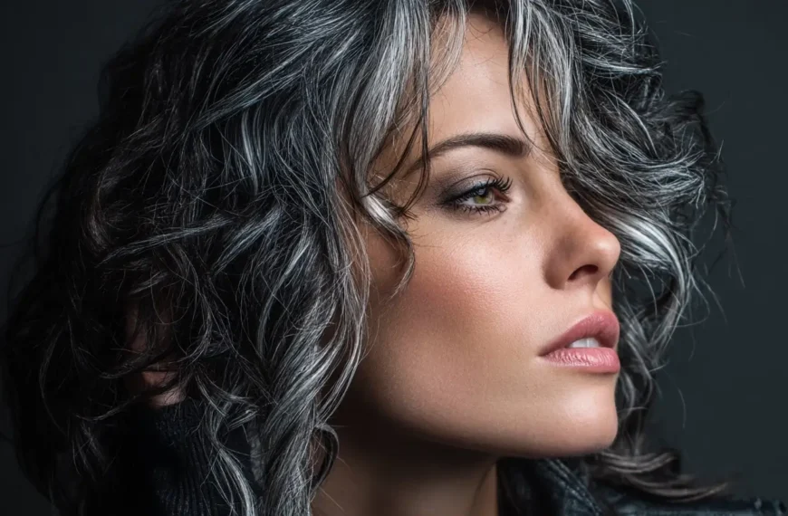 25 Stunning Ways Silver Highlights on Dark Hair Can Transform Your Look!