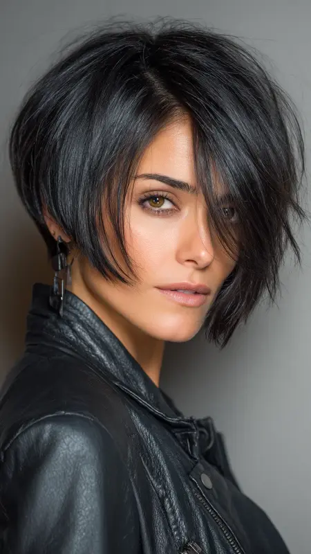 Sleek Asymmetrical Bob - Classy haircuts for women