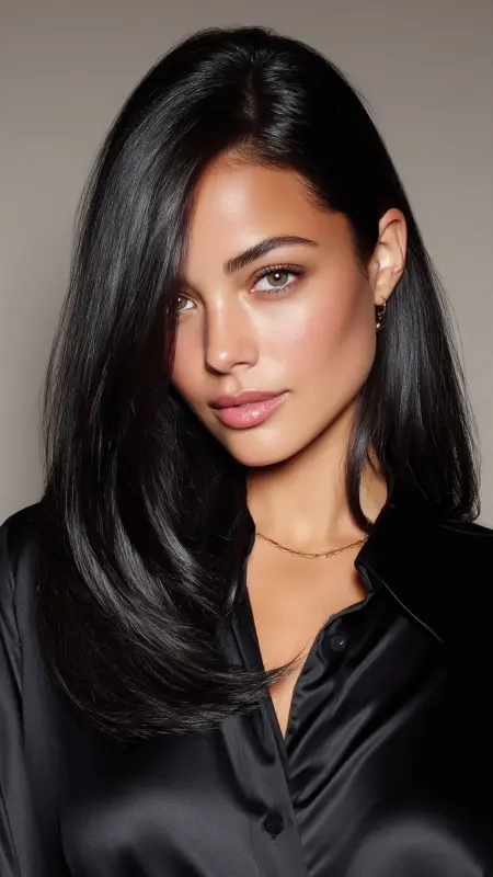 Sleek Butterfly Layers with Deep Side Part - Butterfly Layers