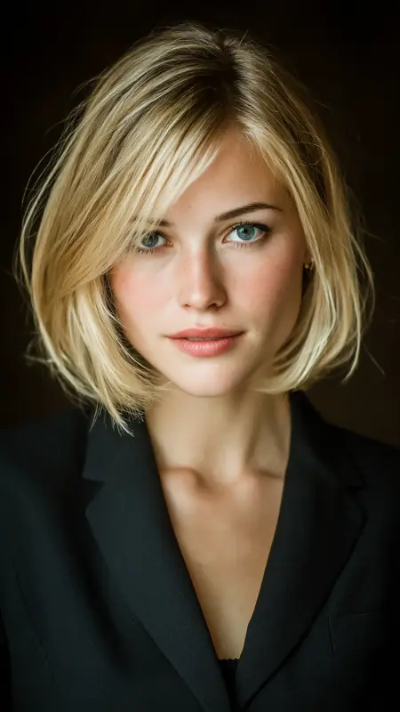 Sleek Feathered Bob - Feathered Bob Hairstyles