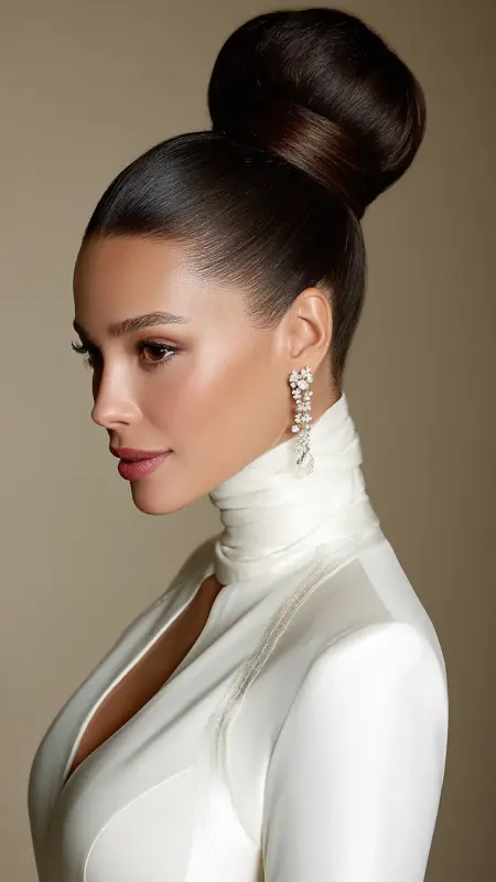 Sleek High Bun - Classy haircuts for women