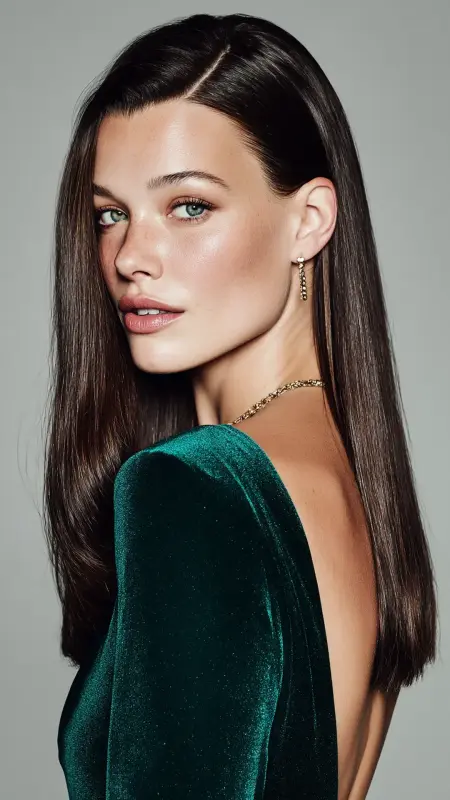 Sleek Low Side Part - Classy haircuts for women