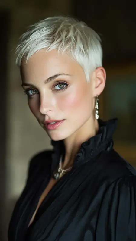 Sleek Polished Pixie - Pixie Haircuts For Fine Hair