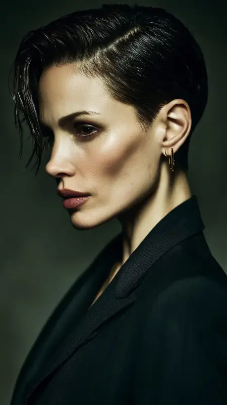 Slicked-Back Pixie - hair styles for women over 40