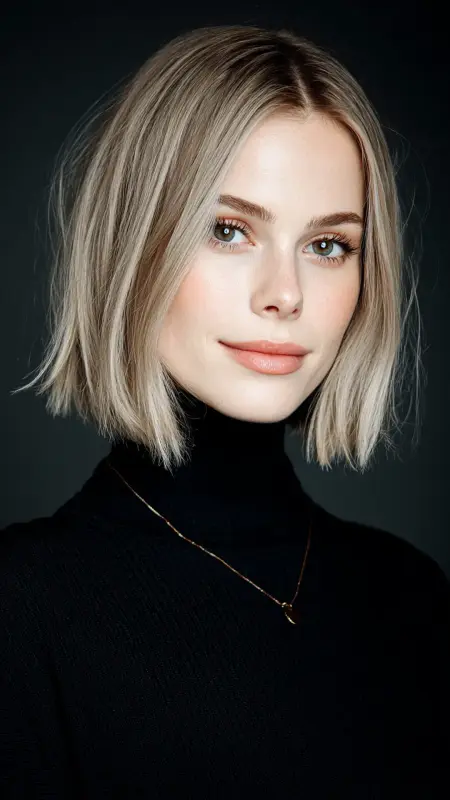 Smoky Ash Blonde Bob - Hair color ideas for women in 30s