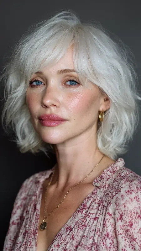 Soft Feathered Shag - Shaggy Hairstyles For Women Over 50