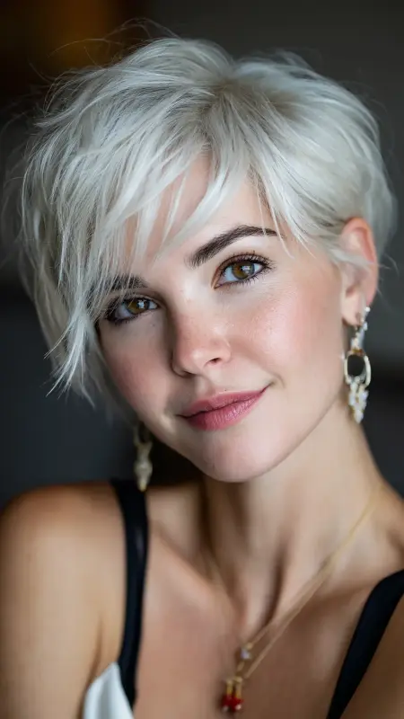Soft Layered Pixie -  Youthful haircuts 