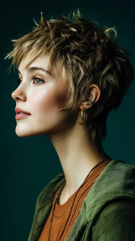 Spiky Pixie Cut - Y2k haircuts