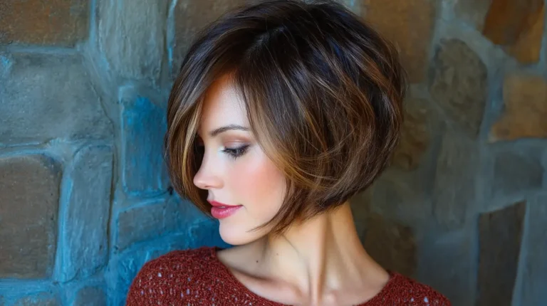 Stacked Bob Haircut For Fine Hair 2