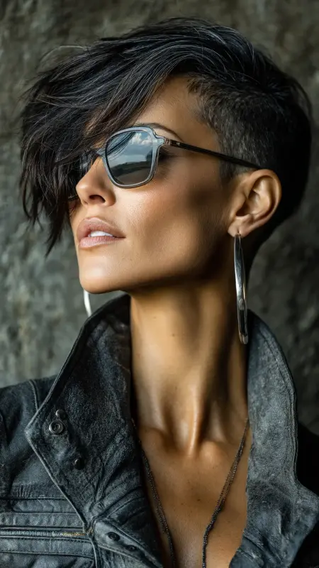 Stacked Inverted Bob with Hidden Undercut - Inverted Bob Haircuts For Fine Hair