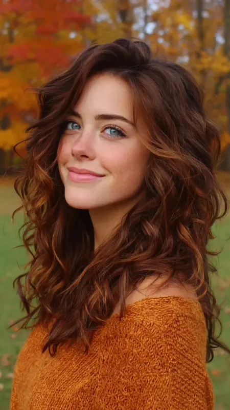 Subtle Auburn Balayage - Low maintenance hair color