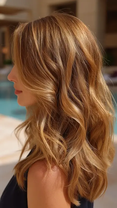 Sunkissed Bronde Waves - Low maintenance hair color