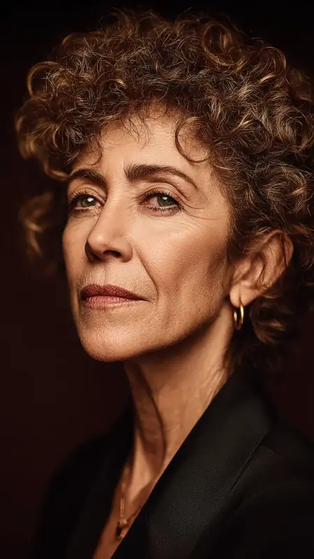 Tapered Curly Cut - Hairstyles For Women Over 60 With Curly Hair