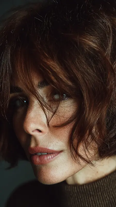 Textured French Bob - bob haircuts for women over 60 with fine hair