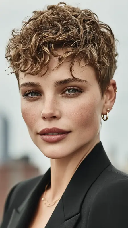 Textured Pixie Perm - Digital Perm