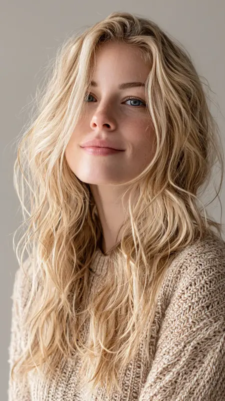 The Textured Long Layers - Sophisticated haircut
