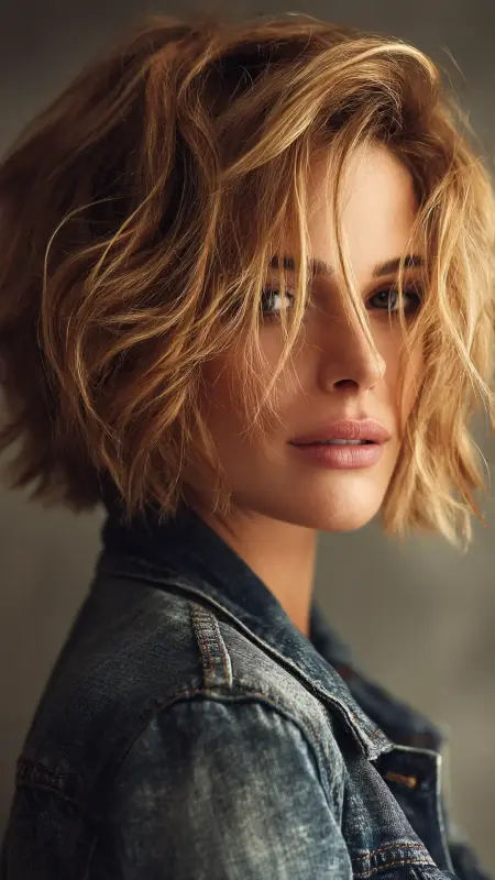 Tousled Bob with Texture - Classy haircuts for women