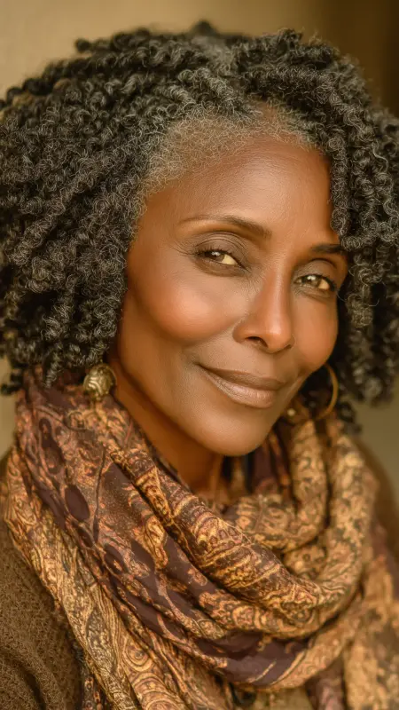 Twist-Out Curls - Hairstyles For Women Over 60 With Curly Hair